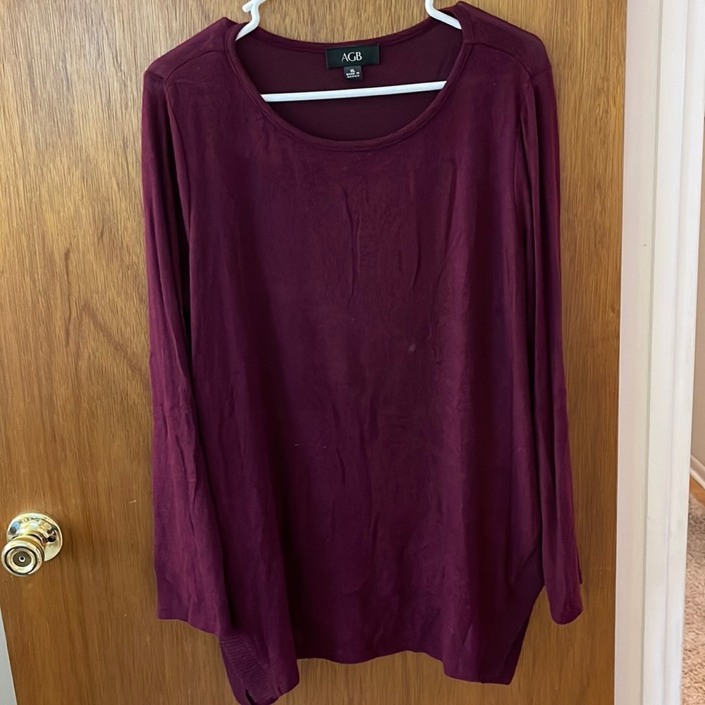 AGB Simple Purple Sweater XL